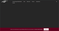 Desktop Screenshot of gasthof-krone.eu